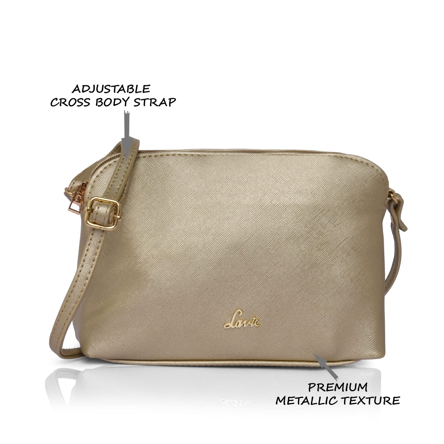 Lavie Archer Women's Sling Bag (Gold)