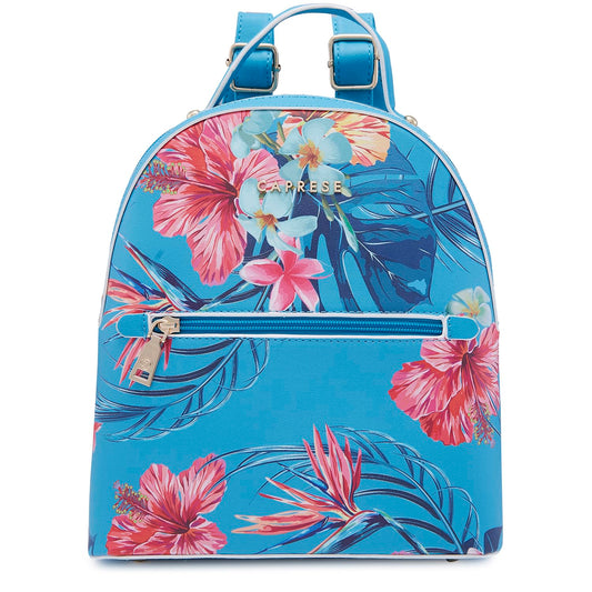 Caprese RENEE FASHION BACKPACK MEDIUM BLUE | WOMEN'S STYLISH BACKPACK | THE KIARA COLLECTION