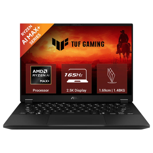 ASUS TUF A14 (2026),AMD Ryzen AI MAX+ 392, AMD Radeon 8060S iGPU,32GB RAM,1TB SSD, QHD+, 14"(35.5 cm),Windows 11, M365 Basic(1Y)* Office 2024,Jaeger Gray,1.48 Kg,FA401EA-RG020WS, Creator/Gaming Laptop