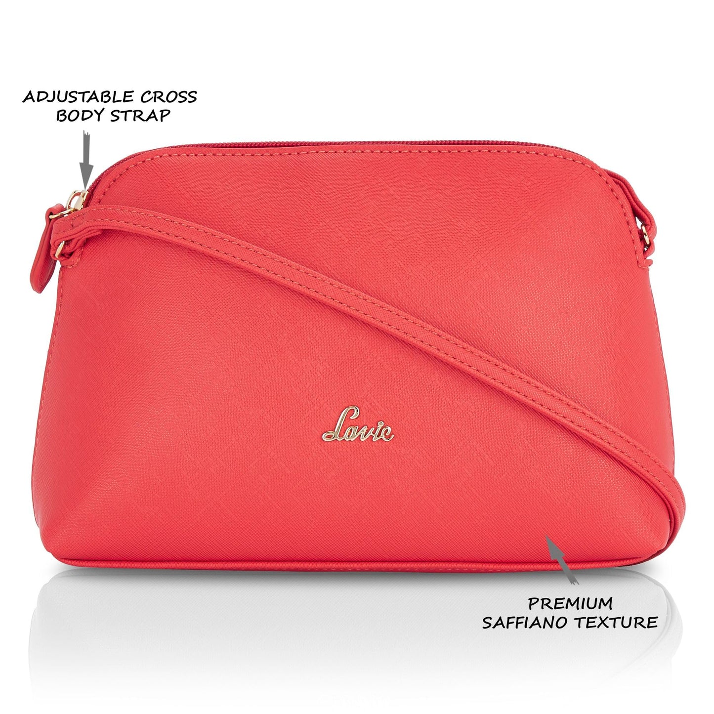 Lavie Women's Sling Bag (Coral)