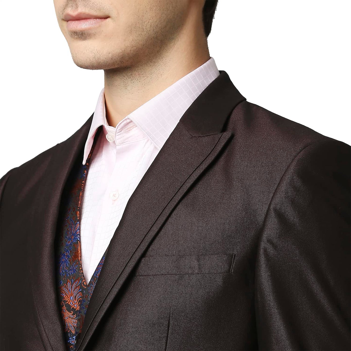 Raymond Dark Brown Suit (Size: 38)-RIDG00629-O7