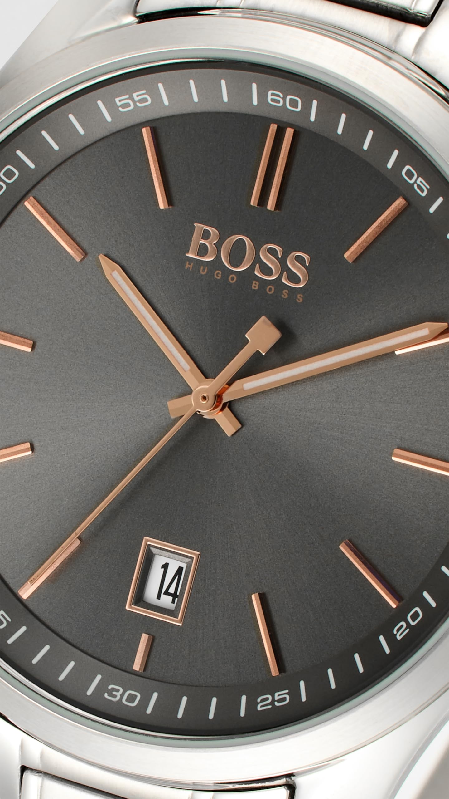 BOSS Hugo Stainless Steel Circuit Analog Gray Dial Men's Watch-1513849