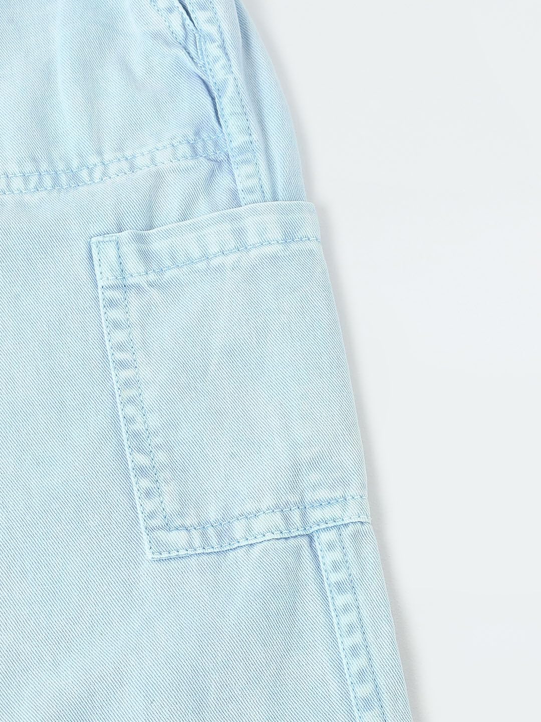 Max Girl's Regular Jeans (P24CFL01B_Blue