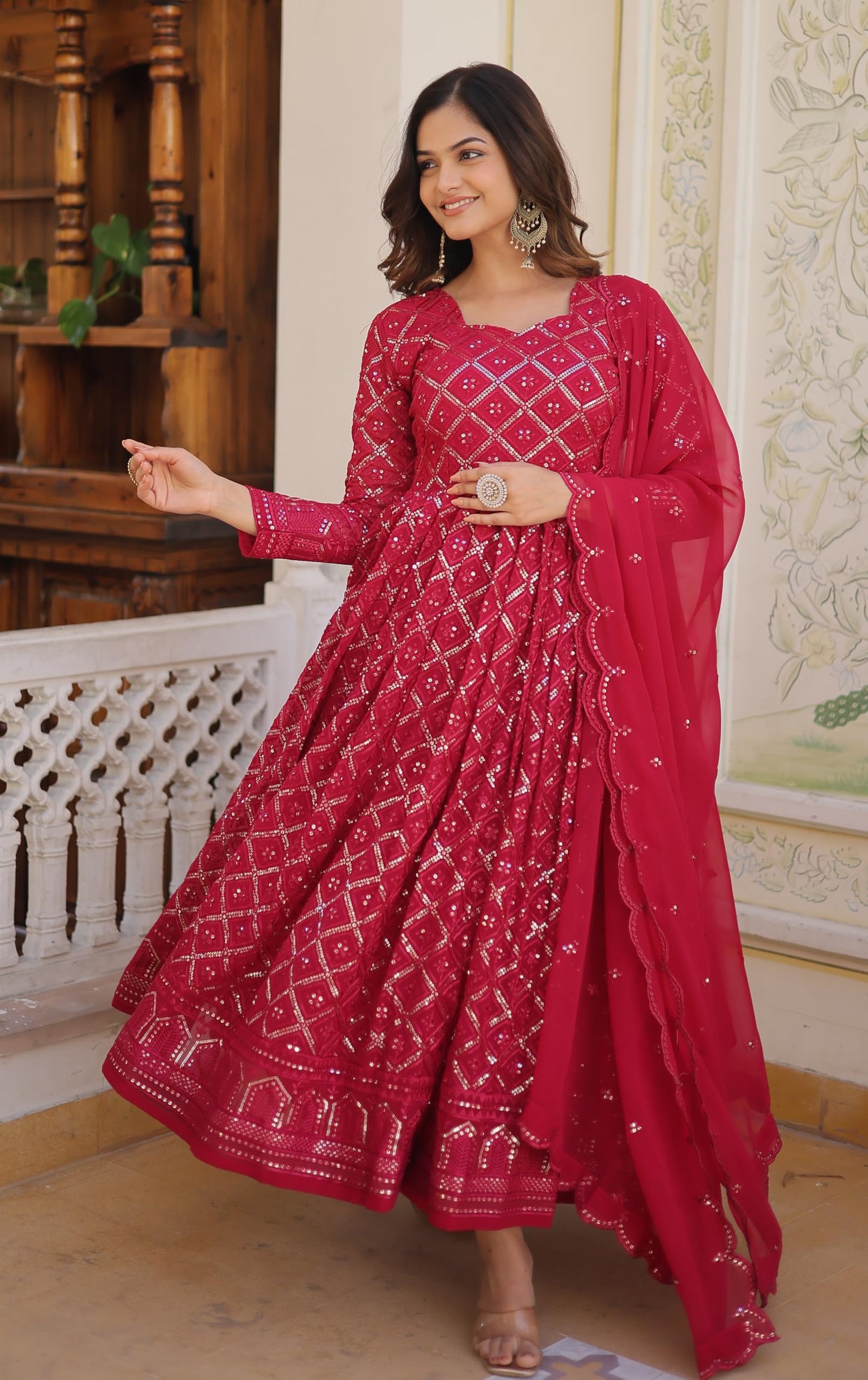 Fashion Basket Kurta with Duptta for Women Rani