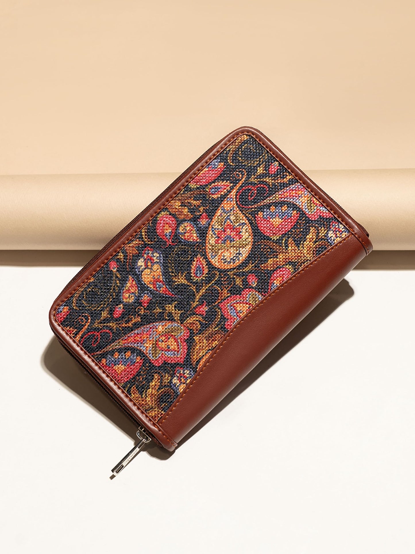 ZOUK Multicolored Fabric Women's Handmade Wallet (WB01WB01)