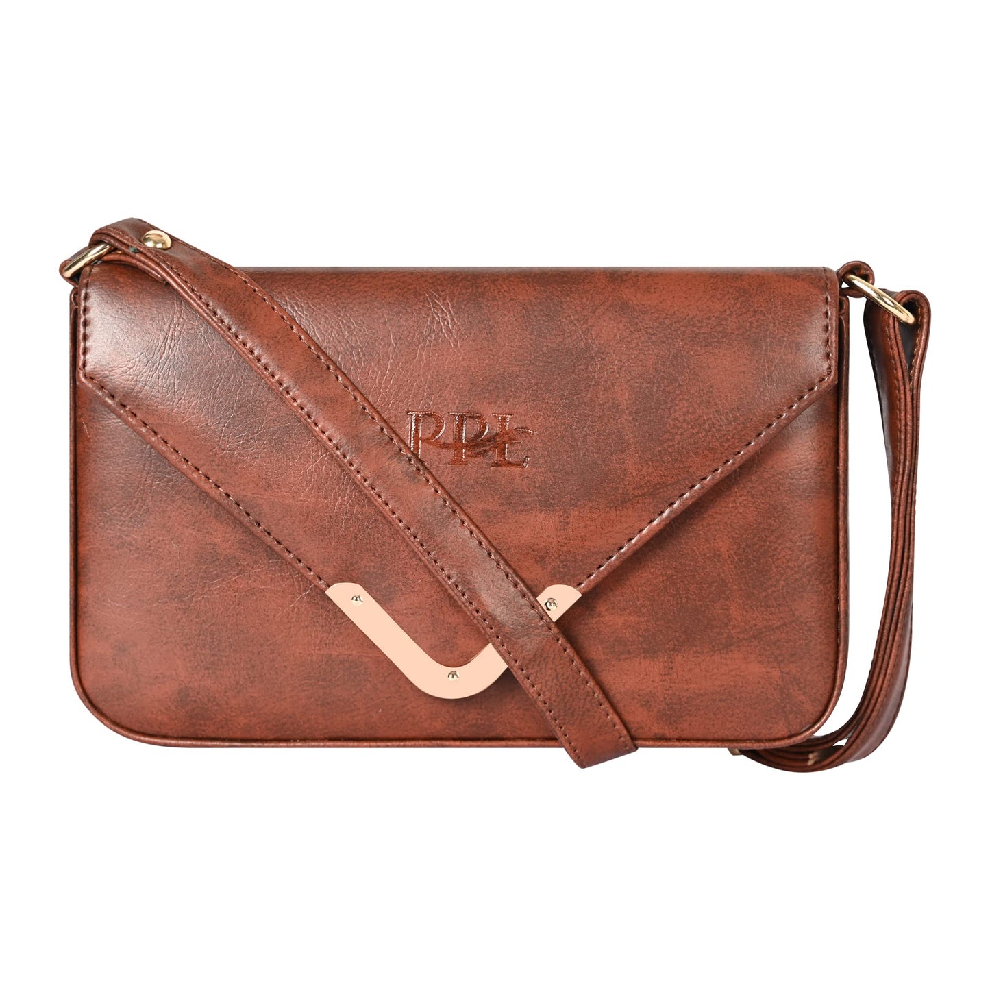 Pramadda Pure Luxury italian georgia Sling Bags for Women Stylish | Ready To Go Trendy Side Crossbody Shoulder Sling Purse for Girls (Brown)