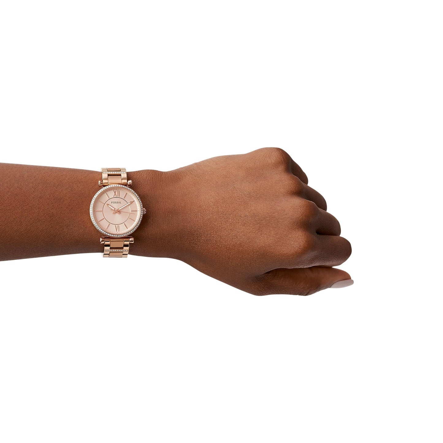 Fossil Analog Rose Gold Dial Women's Watch - ES4301