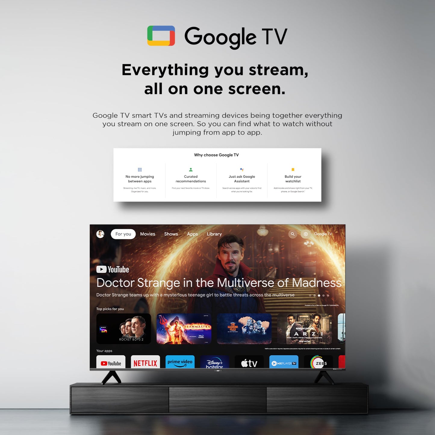 acer 139 cm (55 inches) V PRO Series 4K Ultra HD Smart QLED Google TV AR55QDQGR2851AD