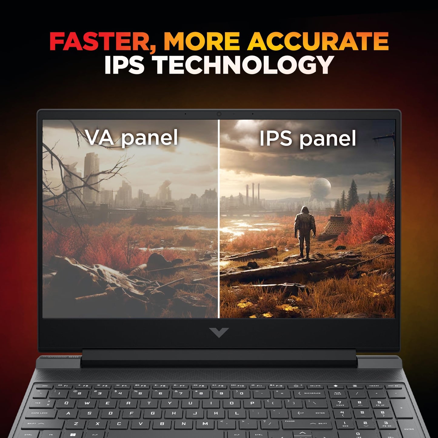HP Smartchoice Victus, 13th Gen Intel Core i7-13620H, 8GB RTX 5050, 24GB DDR5(Upgradeable) 1TB SSD, 144Hz, FHD, 15.6''/39.6cm, Win11, M365* Office24, Mica Silver, 2.29kg, fa2309TX, RGB Gaming Laptop
