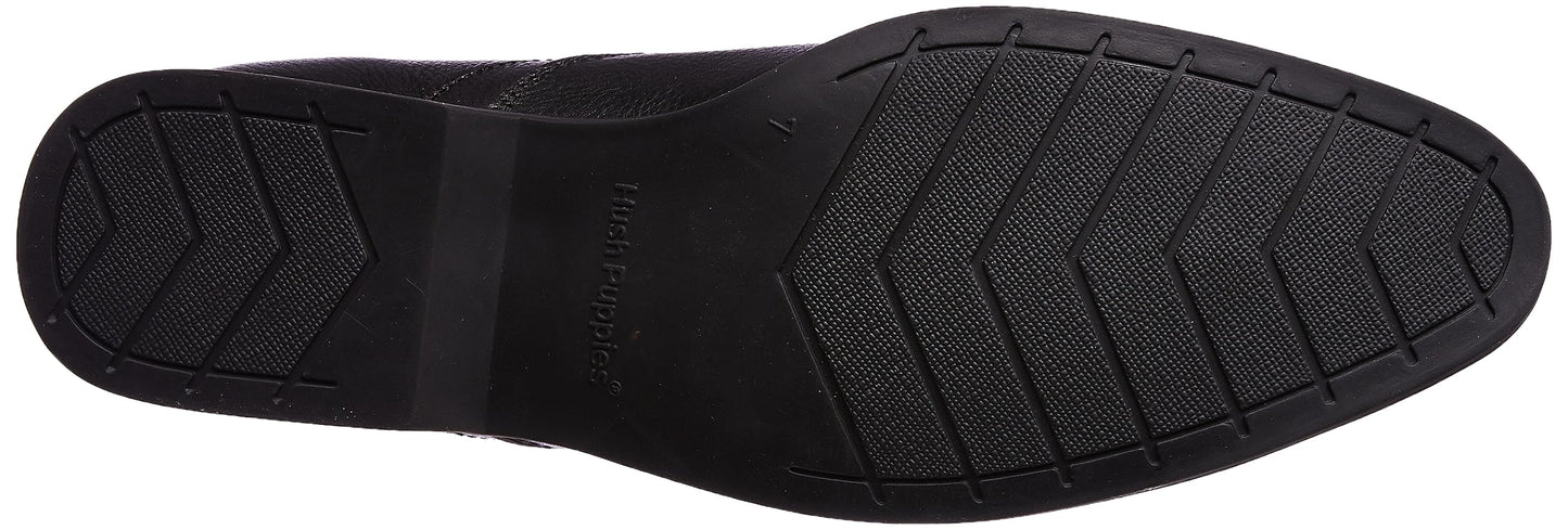 Hush Puppies Men's AARON SLIPON E 23 Formal Shoes (8556001_BLACK_7 UK)