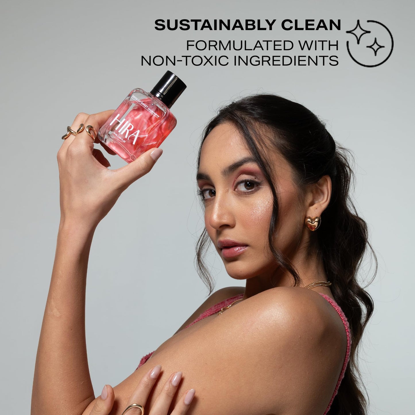 HIRA Spoiled Sweet Perfume for Women | Perfume for Women Long Lasting Smell | Best Women Perfume with Pear, Hazelnut & Vanilla Notes | Sweet & Fruity Everyday Fragrance | 50ml Eau De Parfum for Women