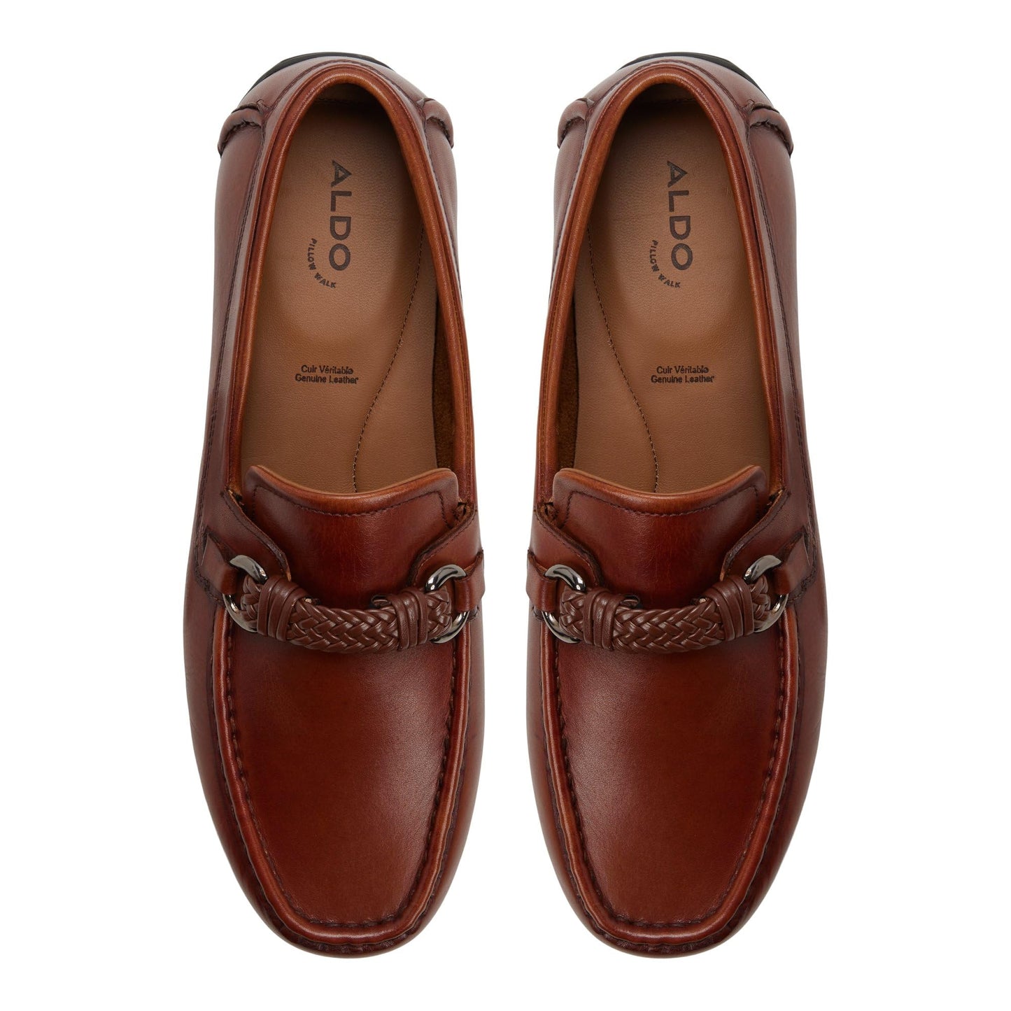 Aldo IVOR Men Brown Moccasins
