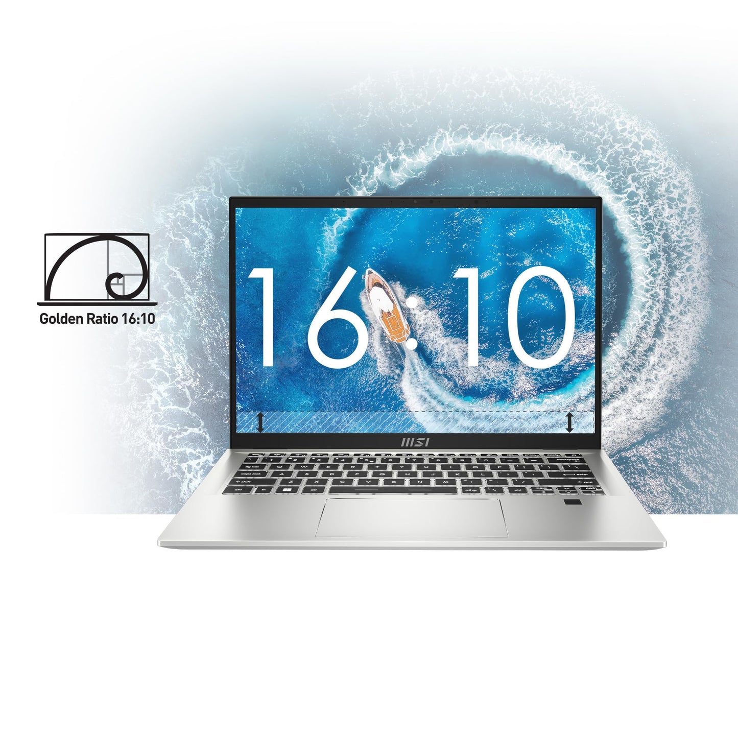 MSI Prestige 14 Evo, Intel 12th Gen. i5-1240P, 36CM FHD+ 60Hz Laptop (16GB/512GB NVMe SSD/Windows 11 Home/Intel Iris Xe Graphics/Urban Silver/1.29Kg), B12M-472IN