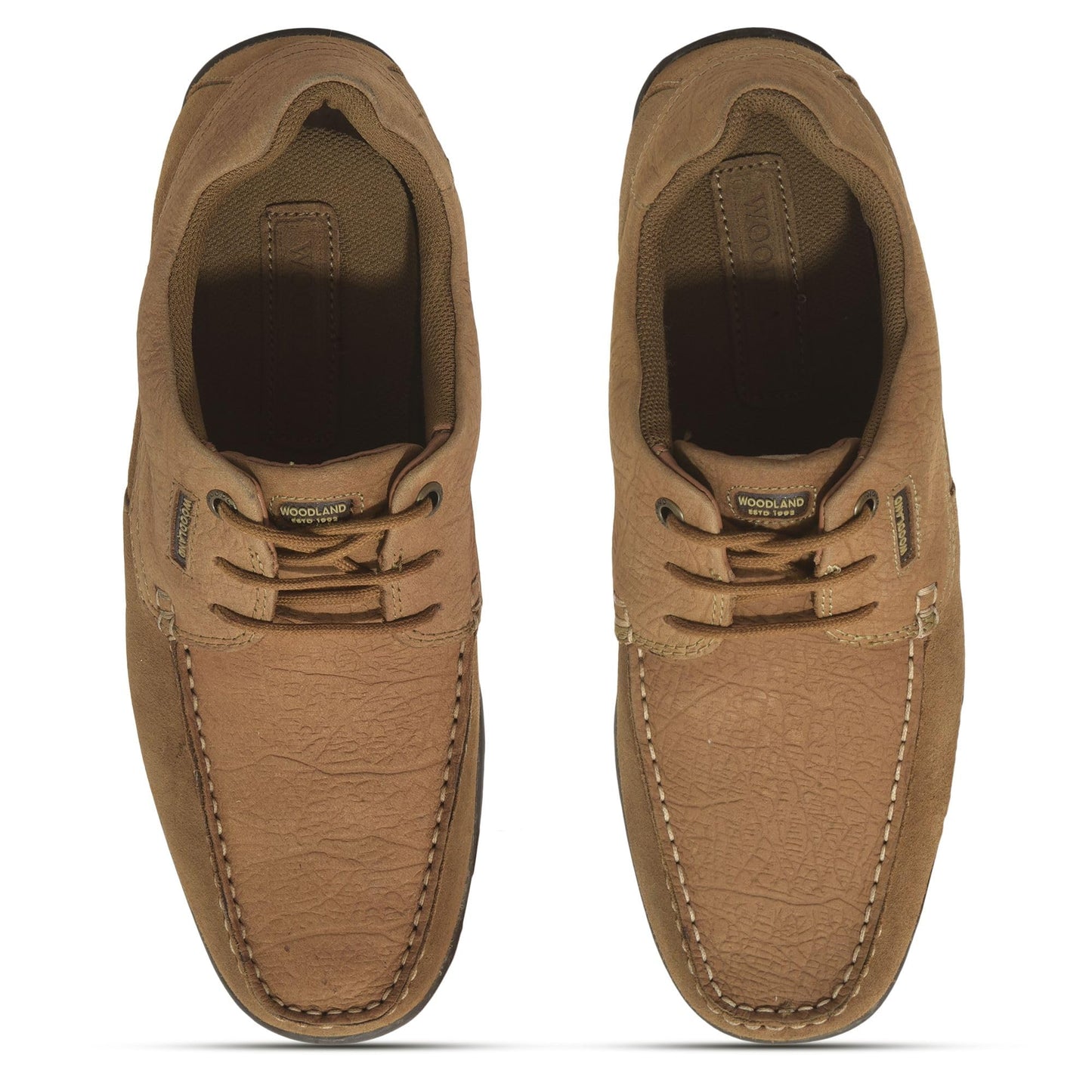 Woodland Men Camel Slip-On Shoes