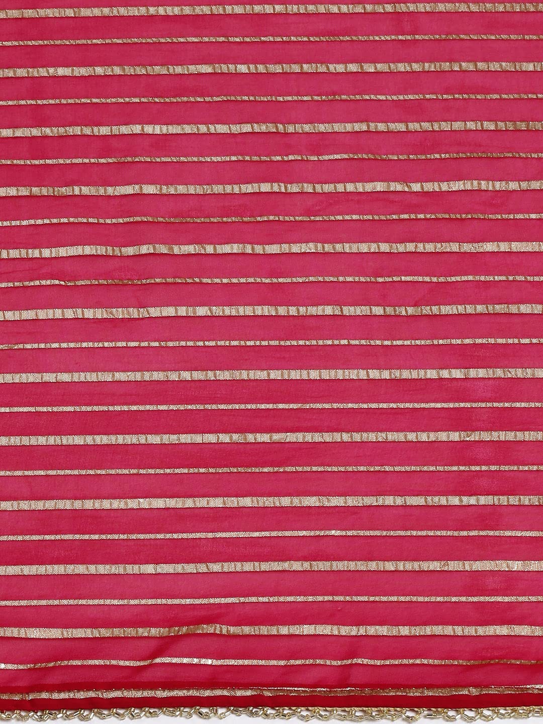 MOHEY Saree, All Over Jaal, Bordered Saree with Blouse Piece Georgette Weaved Saree (Pink)