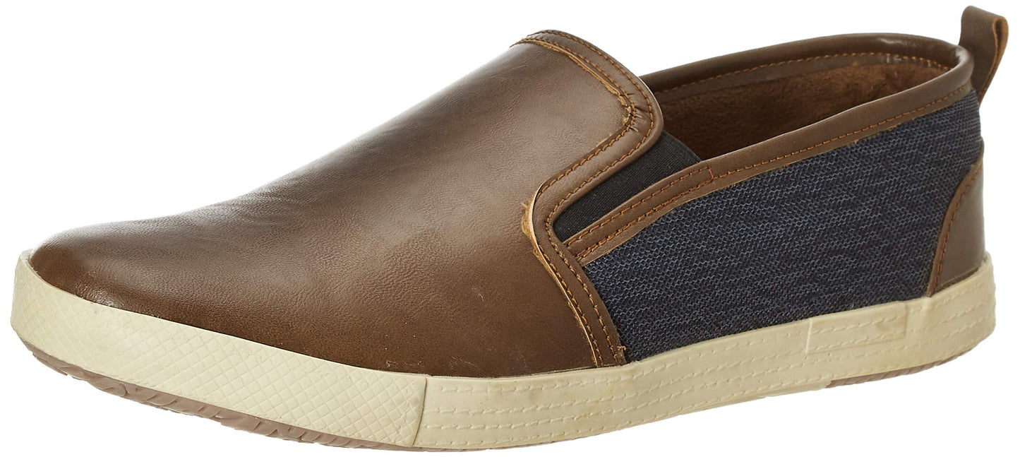 Centrino Men's Tan Casual Sneakers - 9 UK/India (43 EU)(124-001)