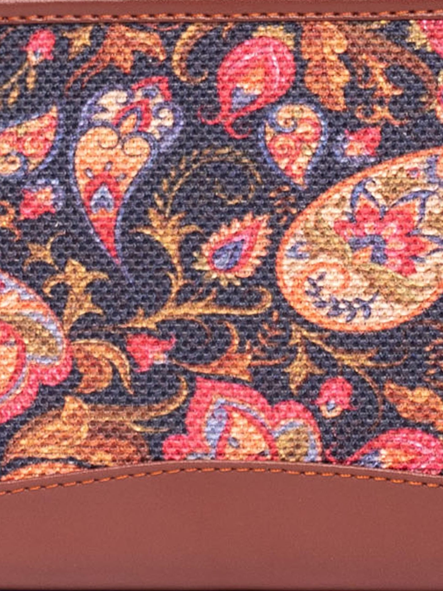 ZOUK Multicolored Fabric Women's Handmade Wallet (WB01WB01)