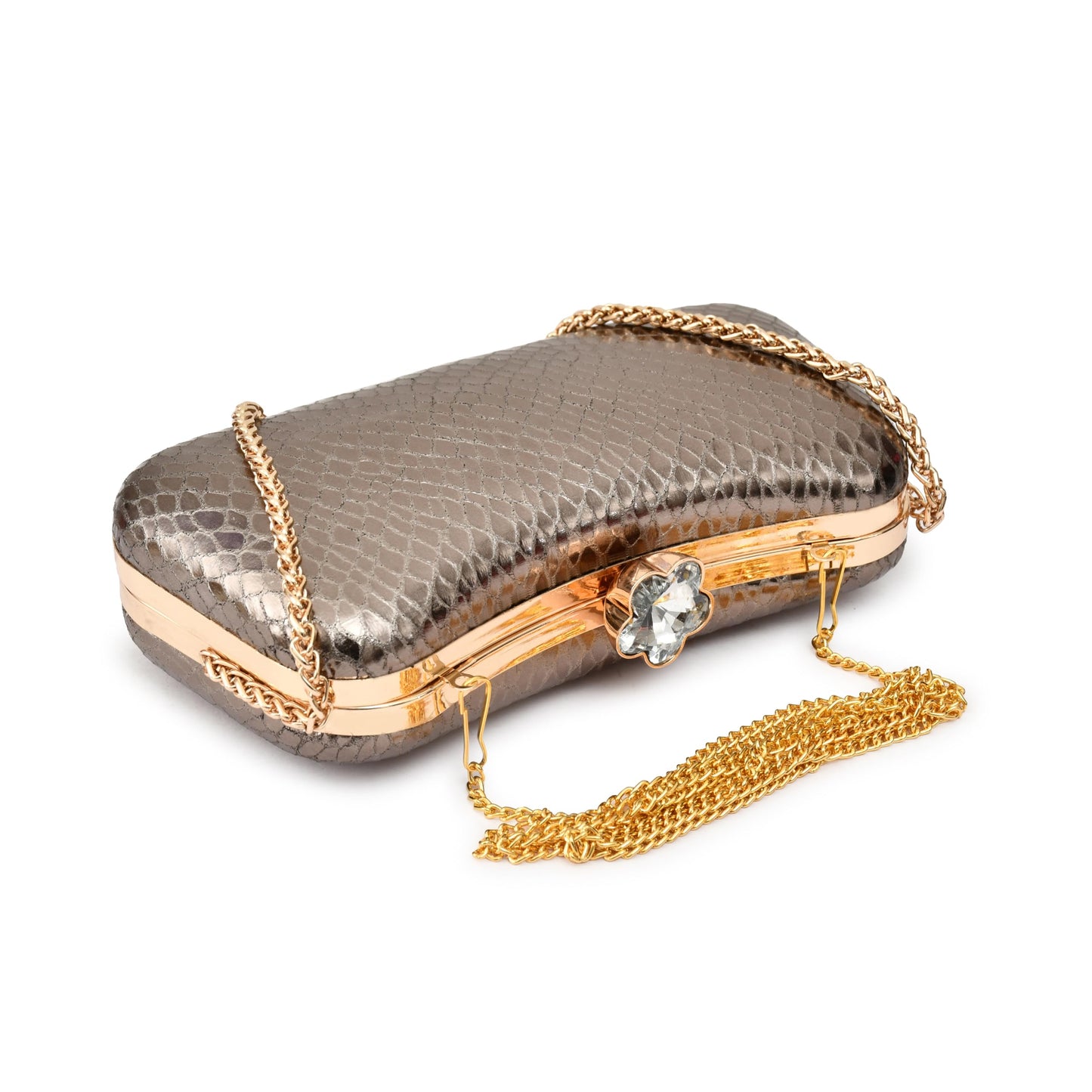 For The Beautiful You Grey Women's Clutch (AM-126)