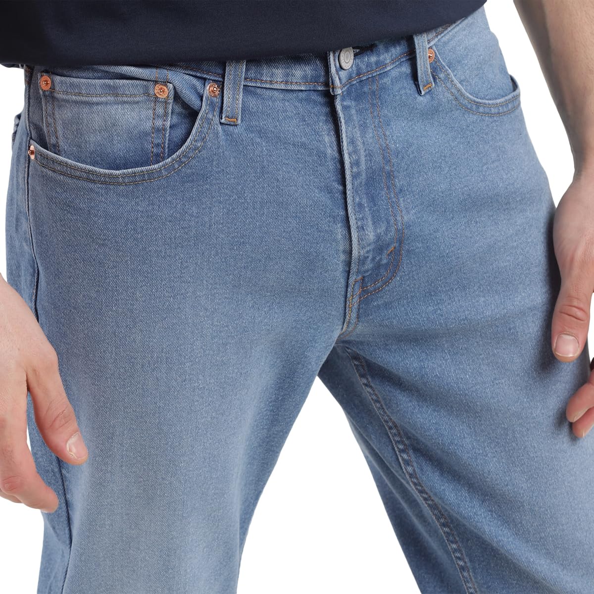Levi's Men's 511 Slim Fit Mid-Rise Jeans Blue | Rise Style: Mid Rise