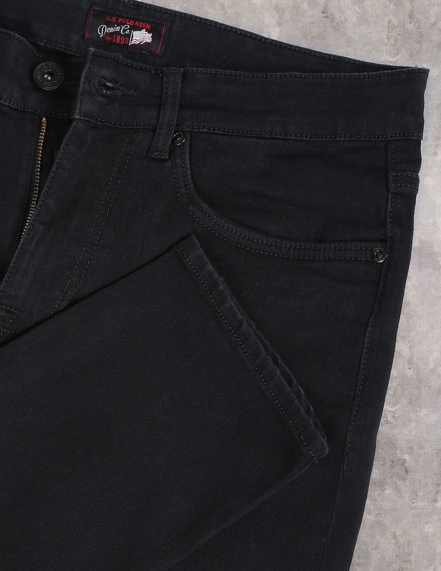 U.S. POLO ASSN. Brandon Slim Tapered Fit Jeans Black