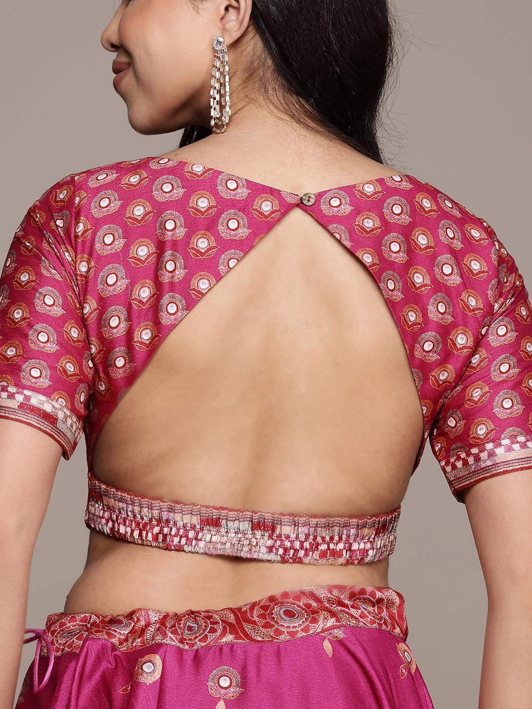 Aarke Ritu Kumar Purple Tanishqa Lehenga With Blouse And Dupatta