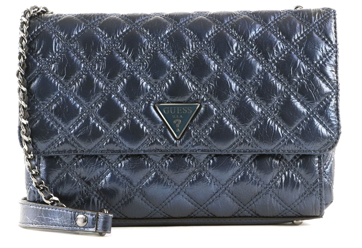GUESS Cessily Convertible Crossbody Flap, Midnight, Midnight, One_size