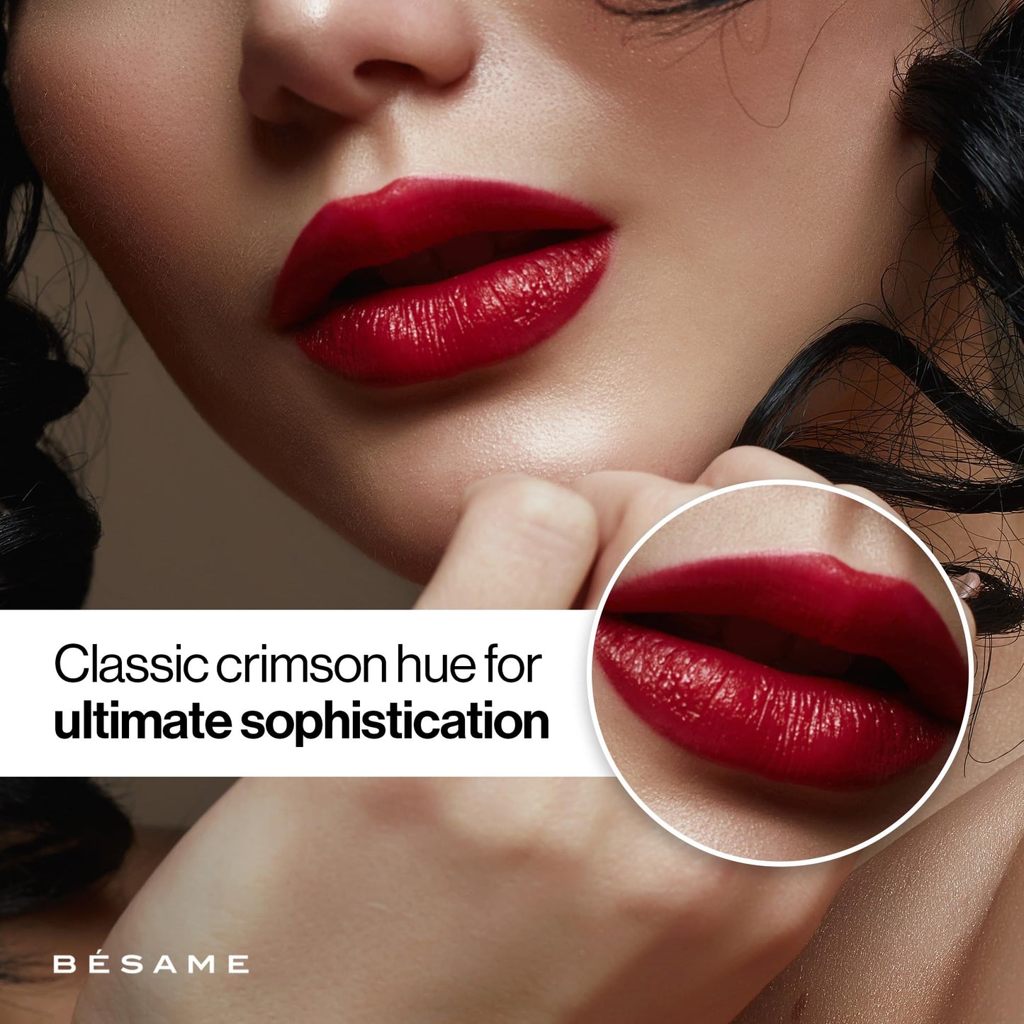BÃƒ©same Cosmetics: Classic Color Lipstick - Vitamin-Enriched, Long-Wearing Satin Finish - Triple Pigmented - Feather Proof - Formulated for Sensitive Skin - Made in the USA