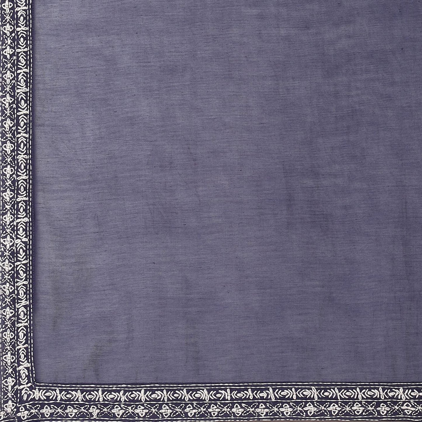 BIBA WOMEN EMBROIDERY FITTED SALWAR KURTA DUPATTA(SKDKANTHA K8160_NAVY BLUE_34)