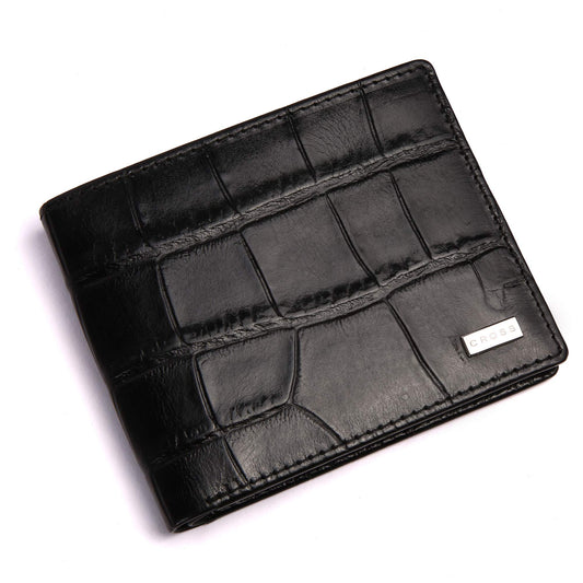 Cross Black Men's Wallet Stylish Genuine Leather Wallets for Men Latest Gents Purse with Card Holder Compartment(AC268799_3-1)