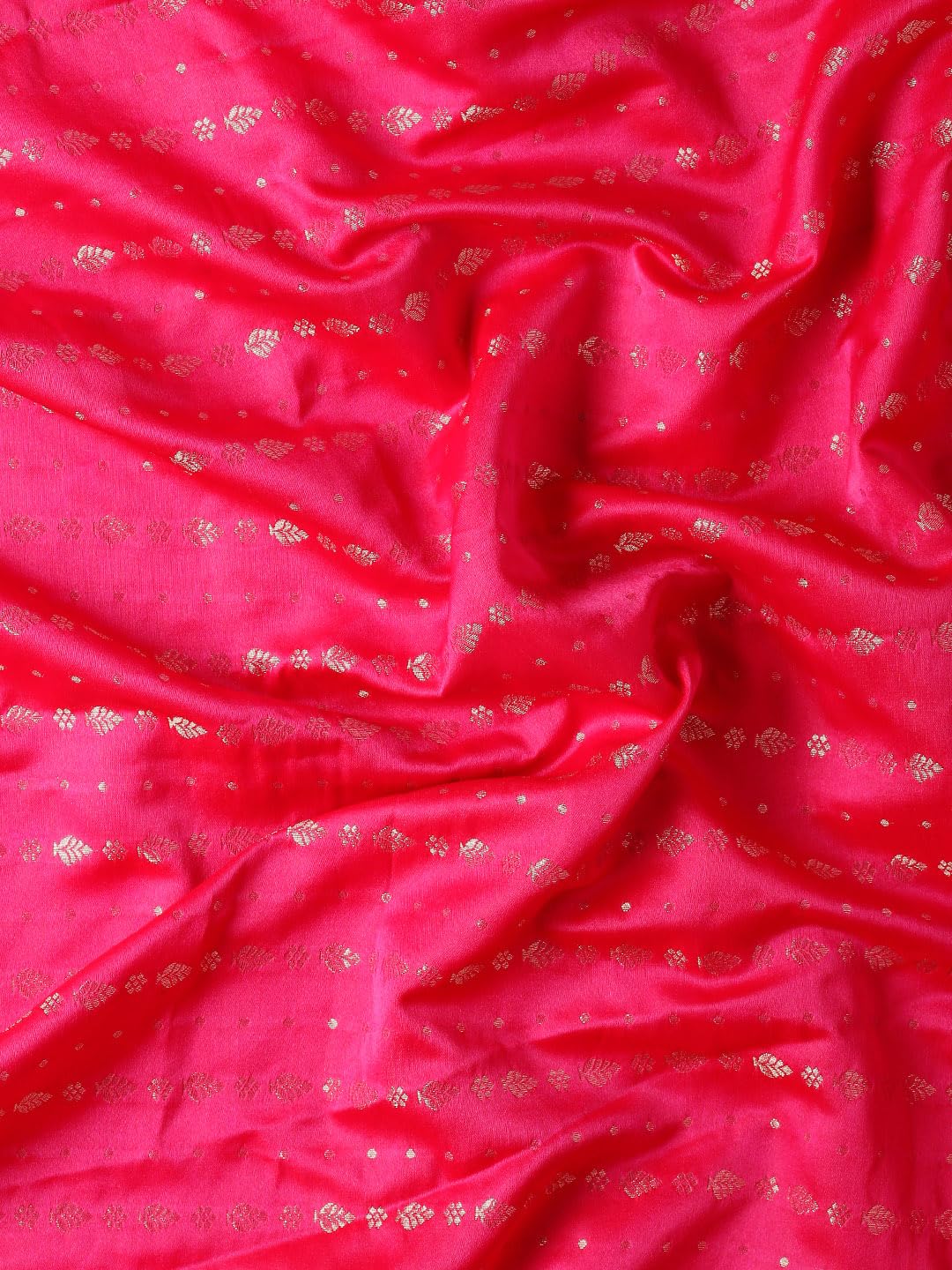 MOHEY Rani Art Silk Zari Weave Saree for Women