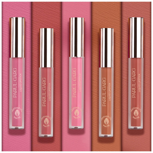 Parul Garg Beauty Everyday Classics: 5 Bestselling Nude Liquid Lipsticks | Adore, Angel, Smitten, Passion, Obsessed