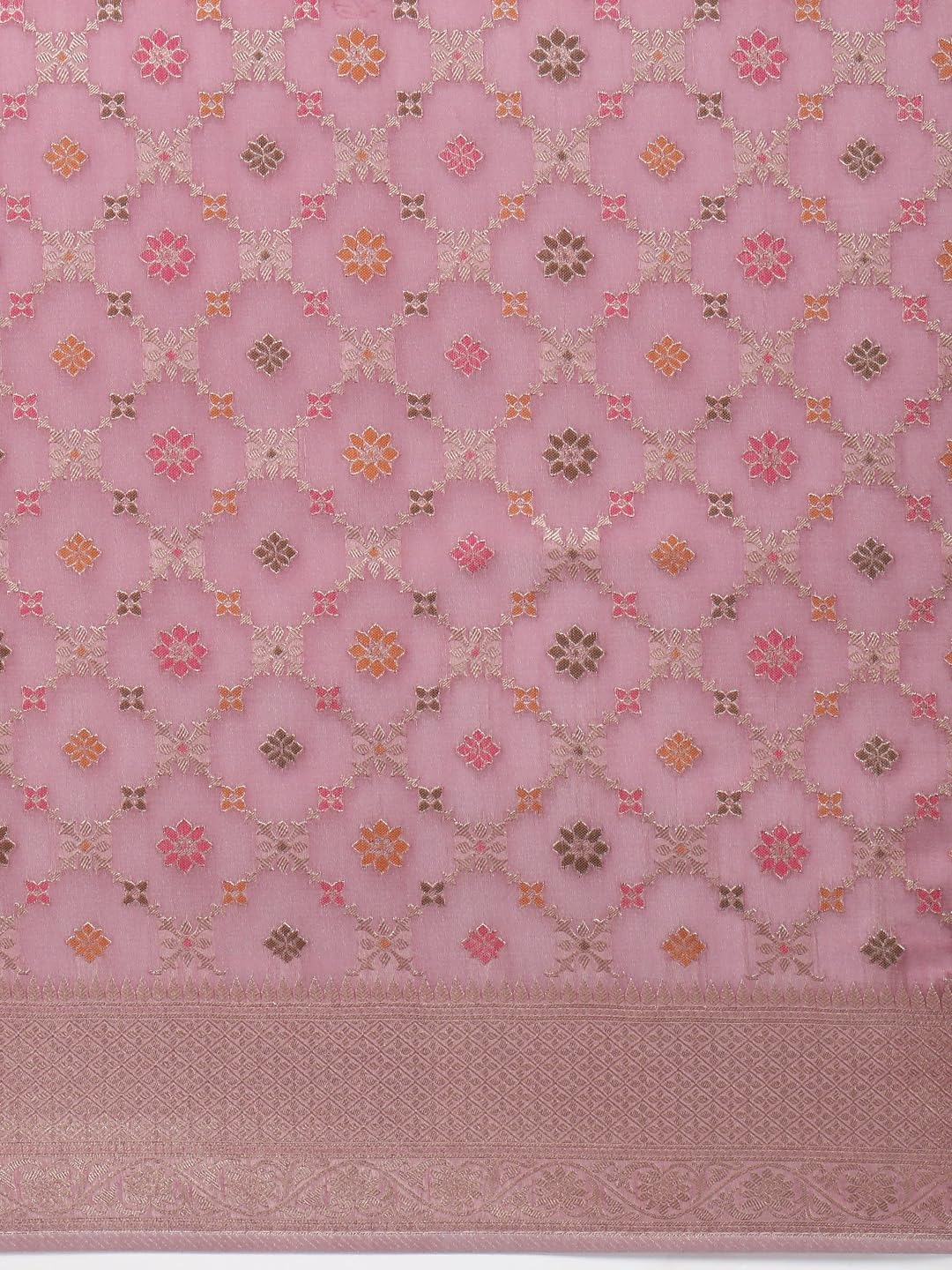 MOHEY Purple Art Silk WEAVE Saree for Women