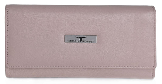 URBAN FOREST Natalie Du Rose Womens Leather Wallet