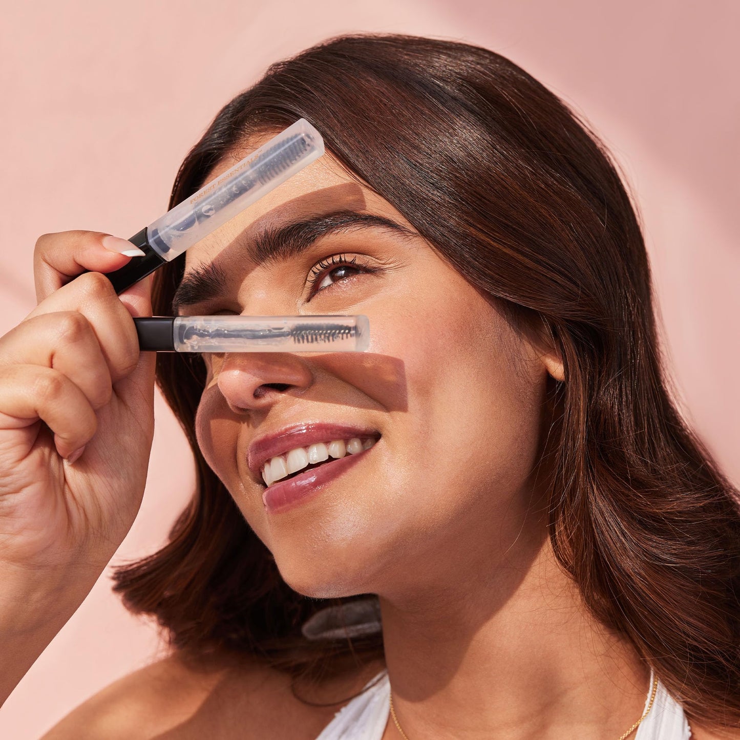 Forest Essentials Nayantara Clear Lash & Brow Growth Serum | Improves Lash & Brow Length & Boosts Hair Growth | Natural Formula Infused with Ayurvedic Nourishing Oils and Vitamin E