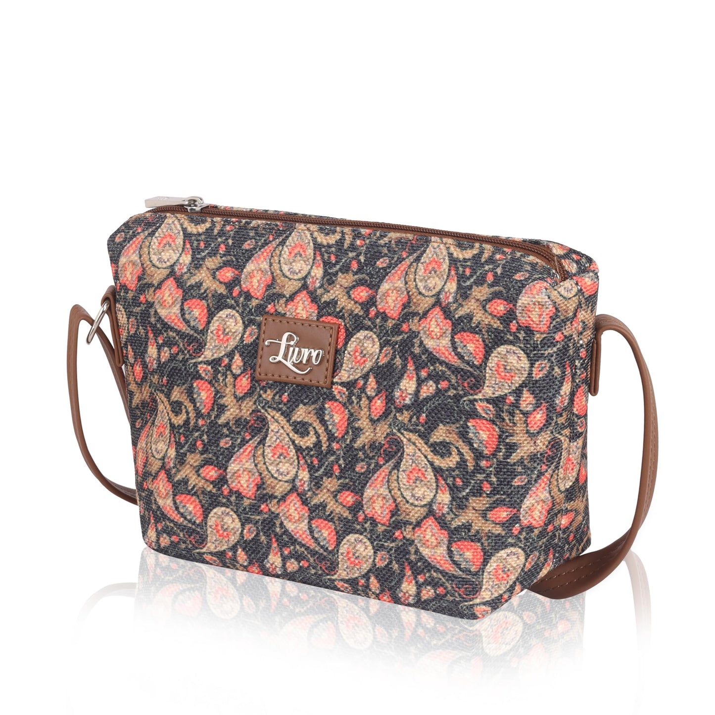 LIVRO Stylish Vegan Leather Sling Bag for Women – Latest Trendy Crossbody Sling Bag for Girls | Lightweight & Durable slingbag for Everyday Casual Use, Travel & Outings | LV Carry Bag