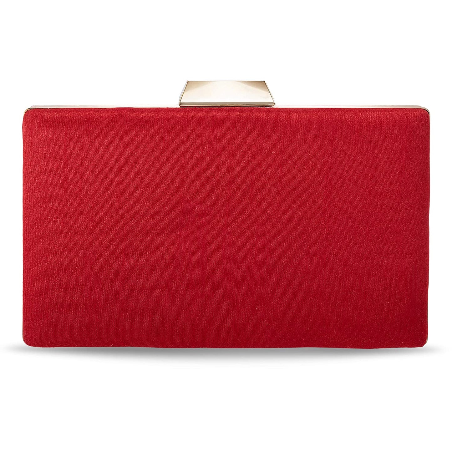 Peora Clutch Purses for Women Wedding Handmade Evening Handbags Party Bridal Clutch (C05R) Red