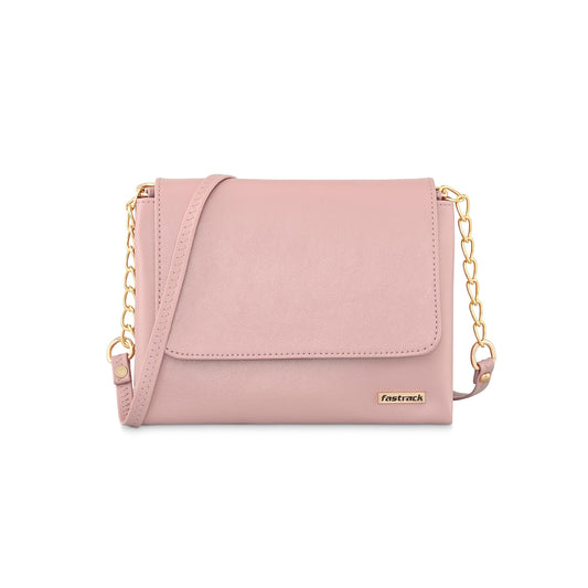Fastrack Powder Pink Sling Bag For Women