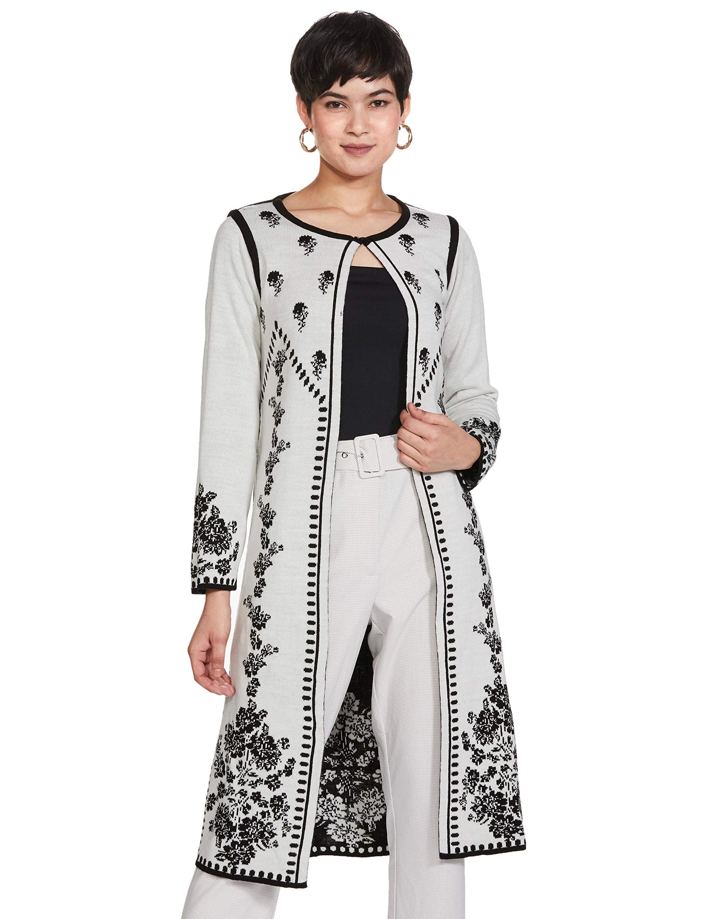 global desi Women's No Style Name Shrug (FW20GH108SHFKBLACKXS_Black_X-Small)