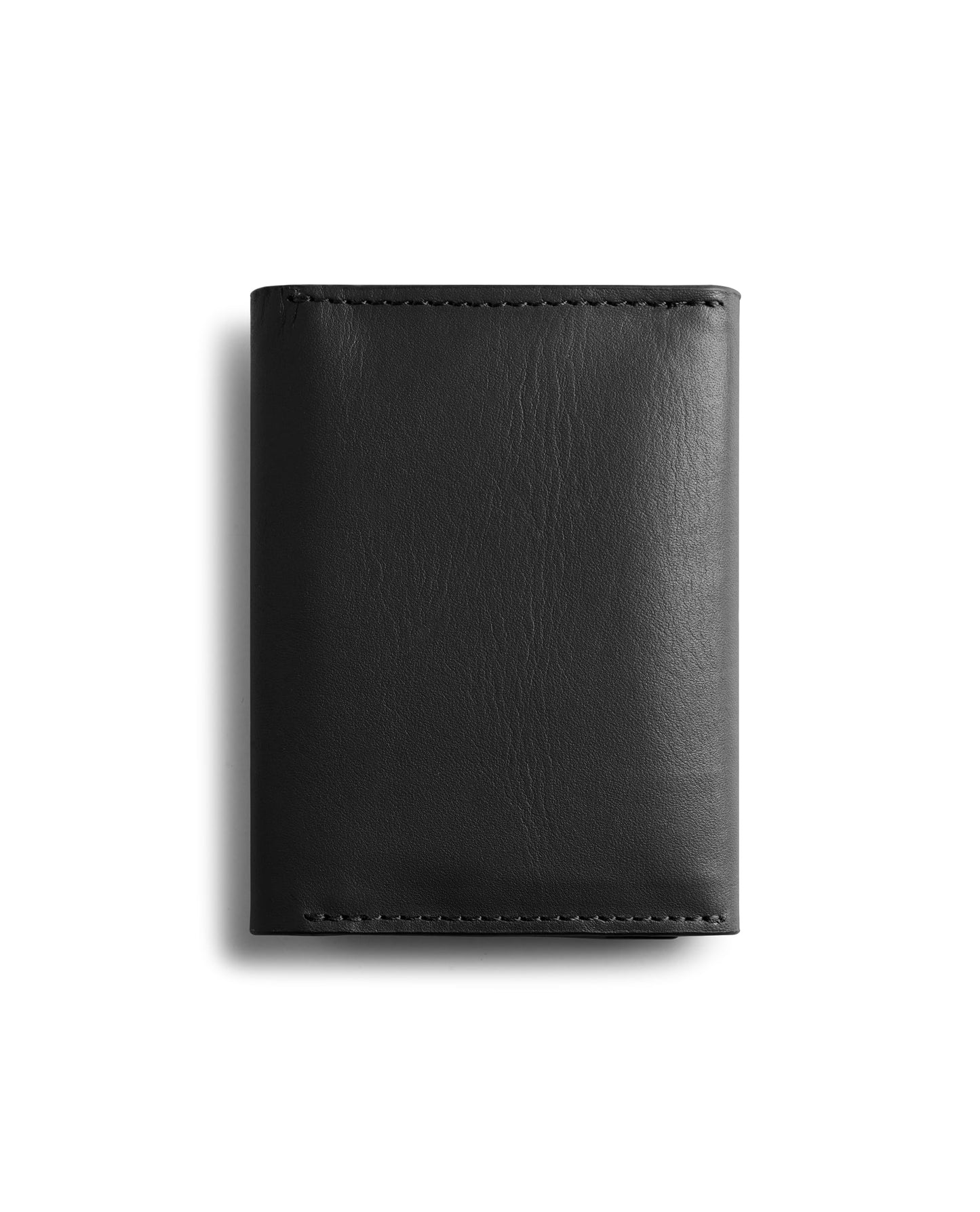 DailyObjects Black Even Wrap Card Wallet | Men Women | Premium Design | Full-Grain Leather | Handcrafted | Card Holder | 8 Cards Slots | Dual-Tone Colorways | Magnetic Closure