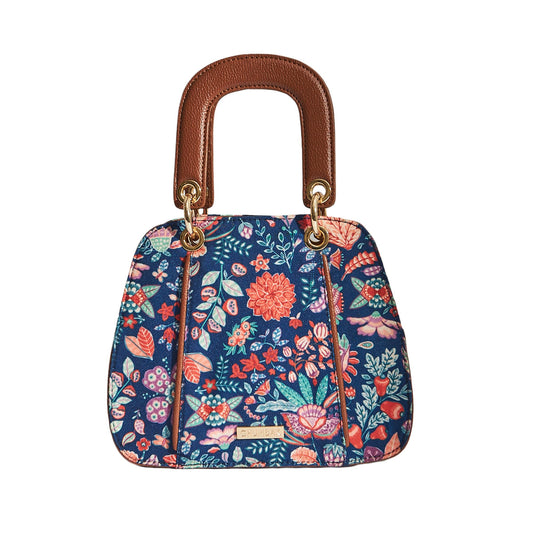 Chumbak Women's Office Tote Bag, Printed Canvas Shoulder Bag for College, Work and Travel, Stylish and Durable with Laptop Compartment