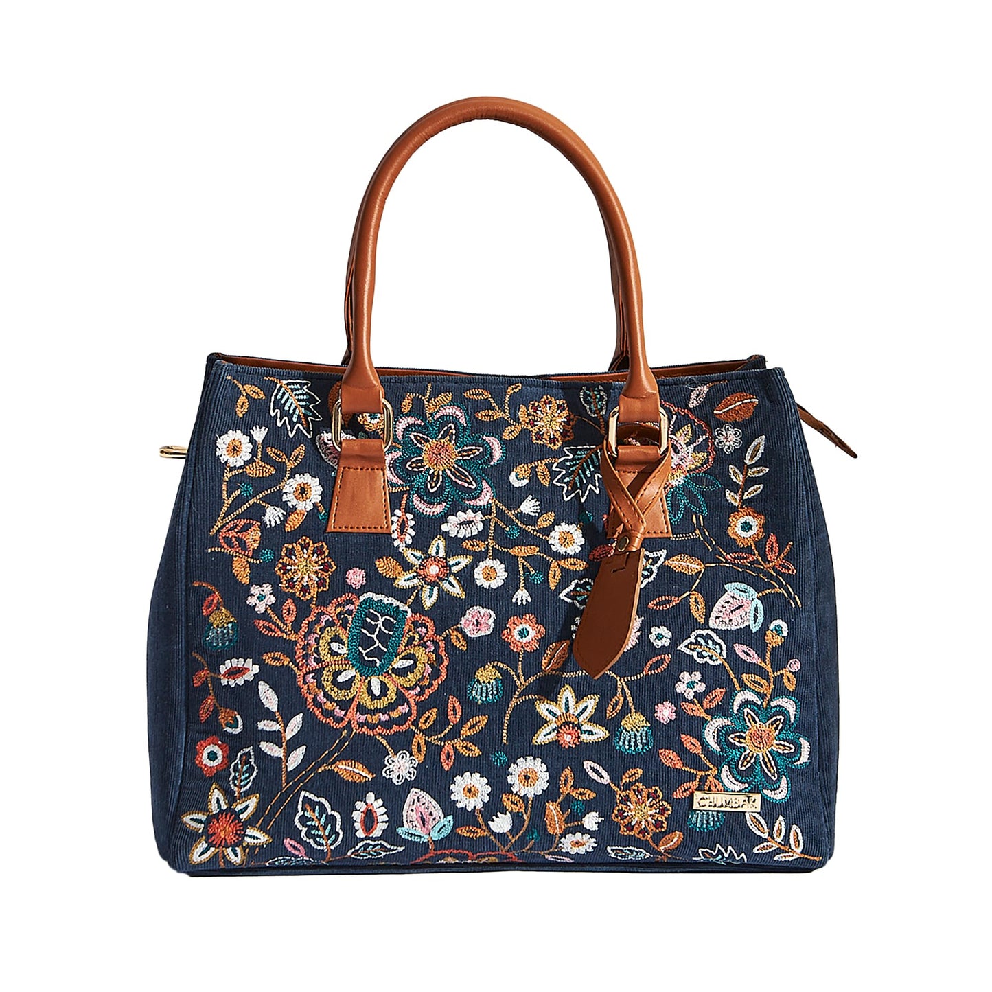 Chumbak Office Tote Bag for Women | Stylish Shoulder Bags for College | Professional Canvas Tote Bag | Laptop-Friendly College Bag