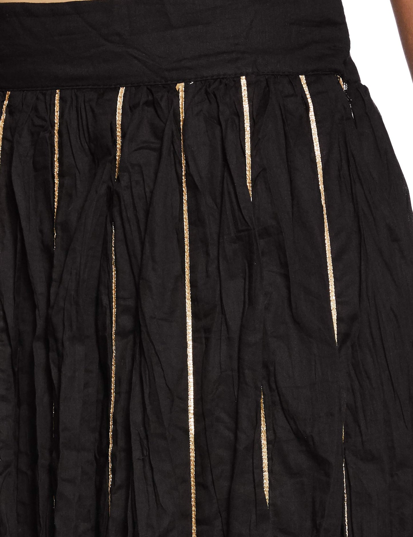 W for Woman Women's Maxi Skirt (19AUW50240-212615_Black_Wl_Black_L)