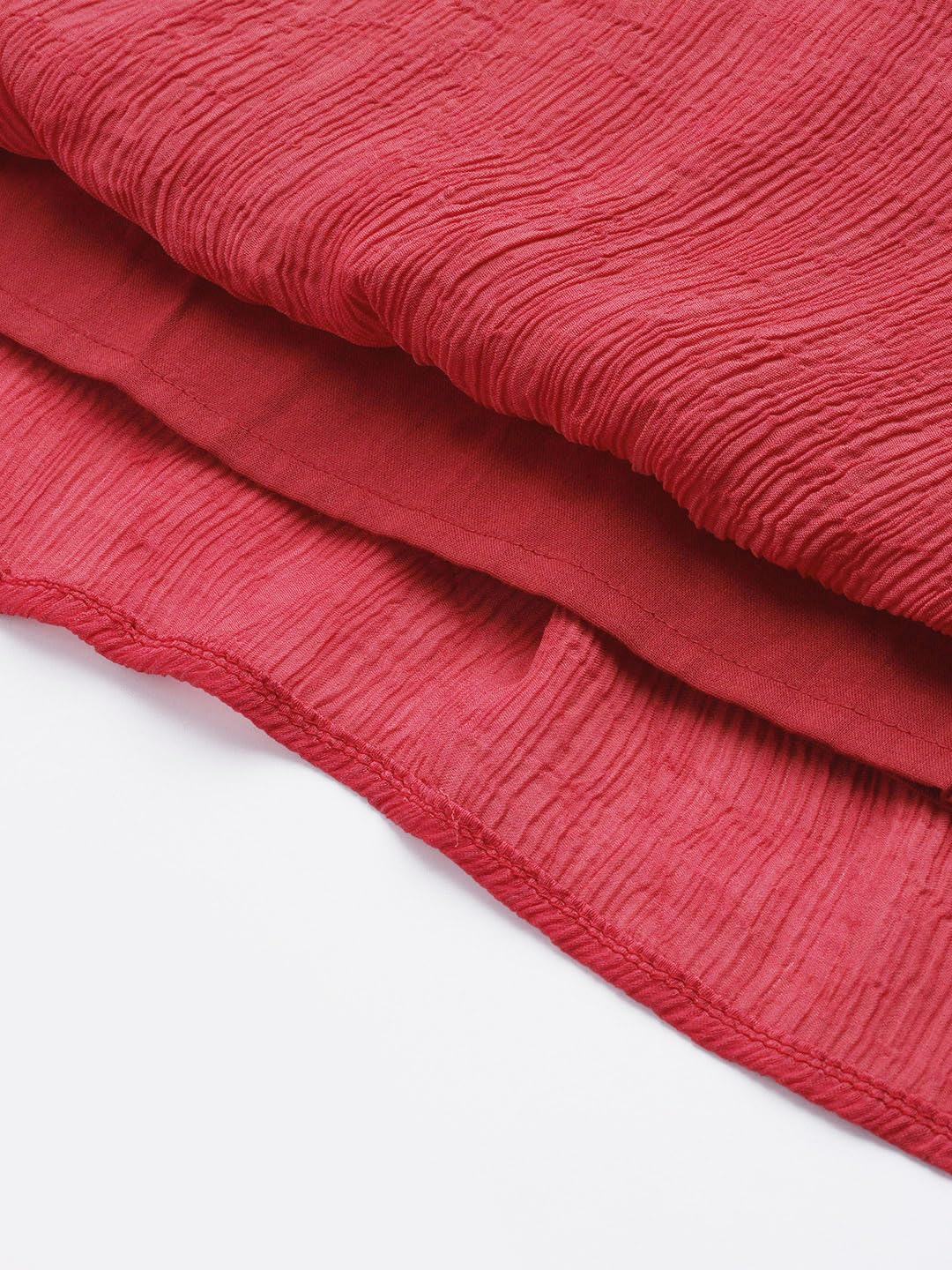 Ritu Kumar Red Essential-Mahi Short Dress