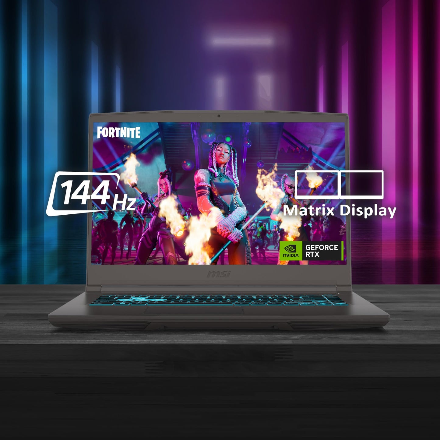 MSI Thin A15, Ryzen 5 7535HS, 40CM FHD 144Hz Gaming Laptop(16GB/512 GB NVMe SSD/Windows 11 Home/NVIDIA GeForce RTX 4050, GDDR6 6GB/Cosmos Gray/1.86Kg), B7VE-066IN