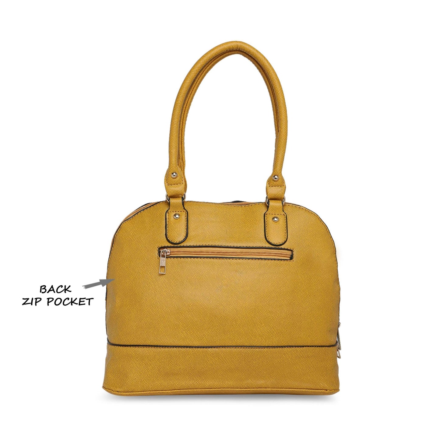 Lavie Women's Satchel Handbag (Ocher Yellow)