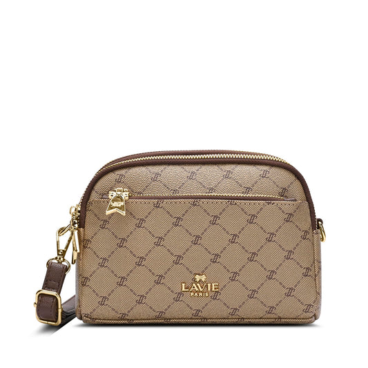 LAVIE PARIS Women's Helen 3 Compartment Crossbody Sling Bag | Ladies Purse Handbag | Gift for Women