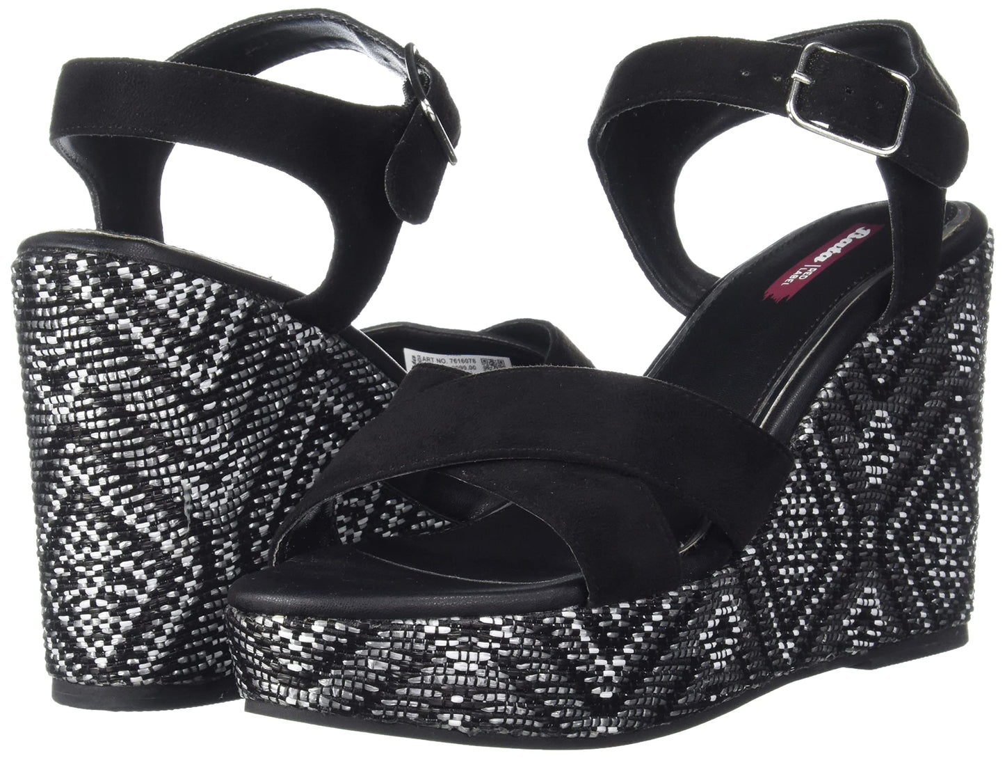 BATA Women's 7616078 Ankle-Strap Sandal - [Black, 5 UK]