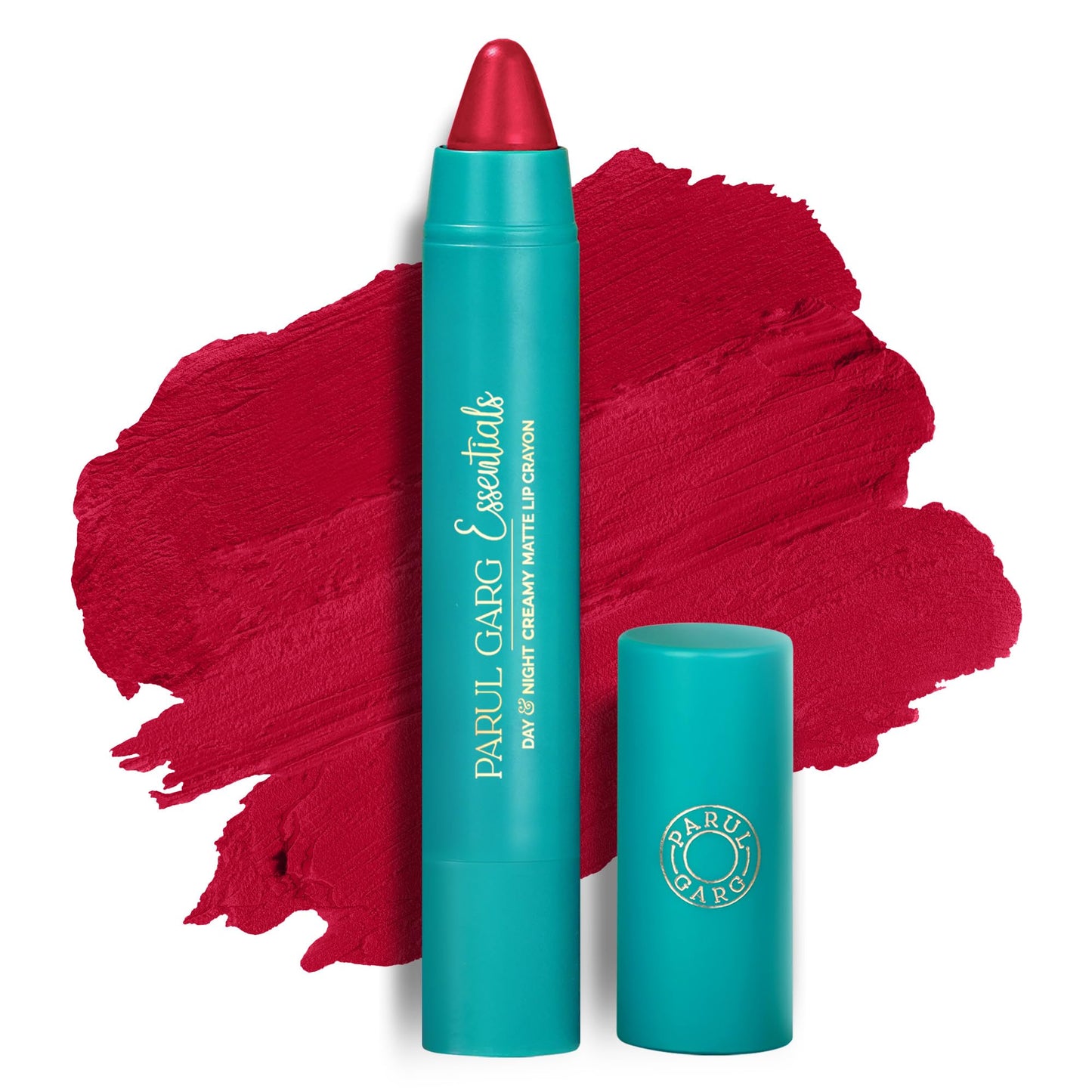 Parul Garg Beauty Creamy Matte Lip Crayon | Soft Matte & Hydrating Formula with Almond Oil & Vitamin E | Rich Pigment & Comfortable Wear | 100% Vegan (Show Stopper 12)