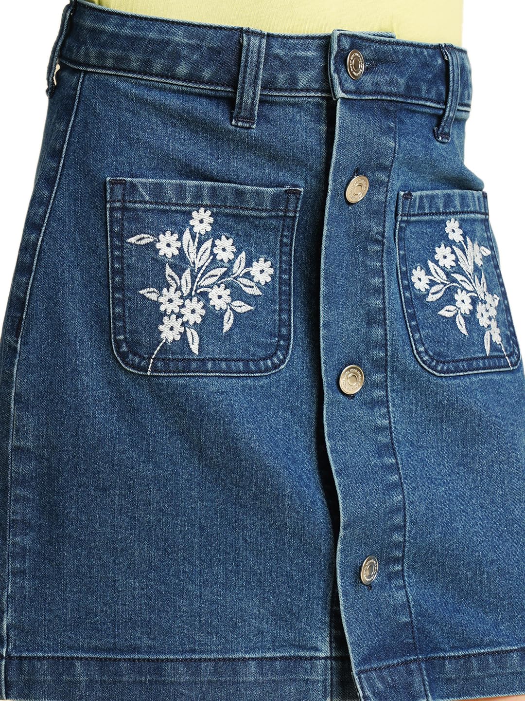 VERO MODA Cotton Western Skirt