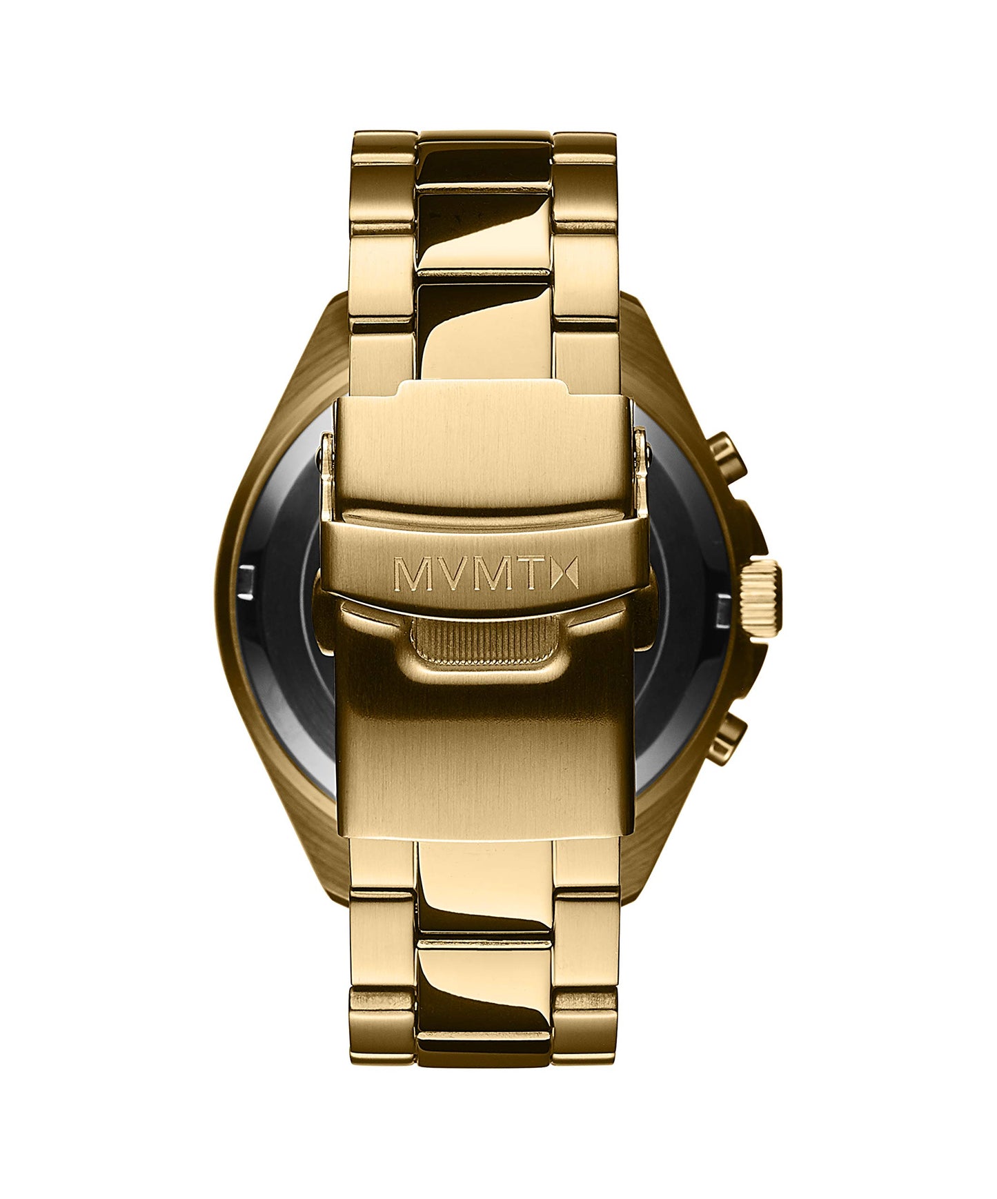 MVMT Stainless Steel Getaway Analog White Dial Gold Strap Women's Watch-28000128-D